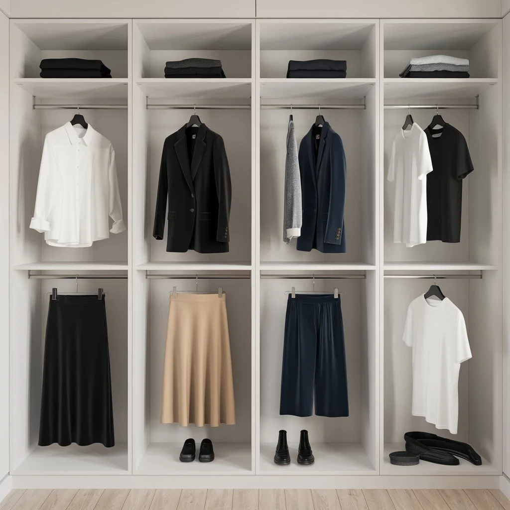 Essentials Minimalist Wardrobe Style For Women